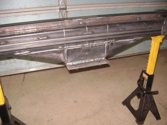 Jack point.tow hitch mount. Ill seam seal this also. I can bolt on the hitch if I need it. 