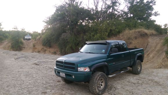 In the dry creek bed