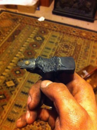 Rotor lol cyl 1 and 4 I believe were swaped on the plug wires mad for some nasty backfire runs great now don't even know how it drove around the yard before lol