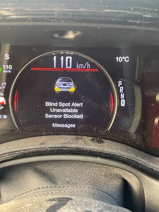 Blind spot sensors failing