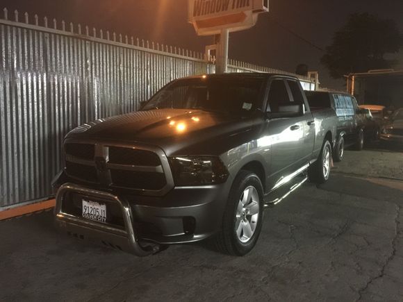 at the shop