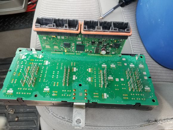 Fuse box main board bottom view