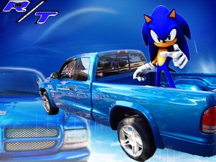 all my friends joke that my R/T is the same color as sonic the hedgehog, i kinda like comparison, sonic is fast.