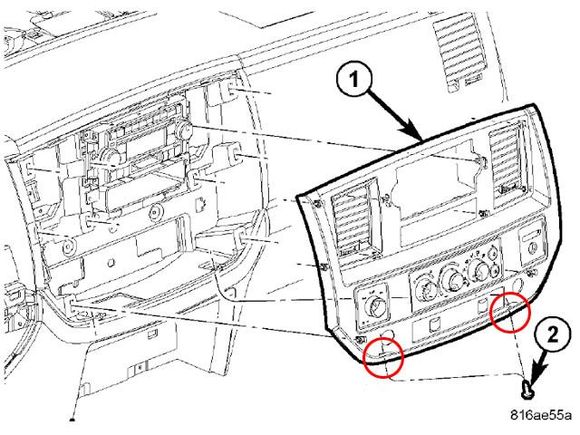 06 Radio Bezel Removal