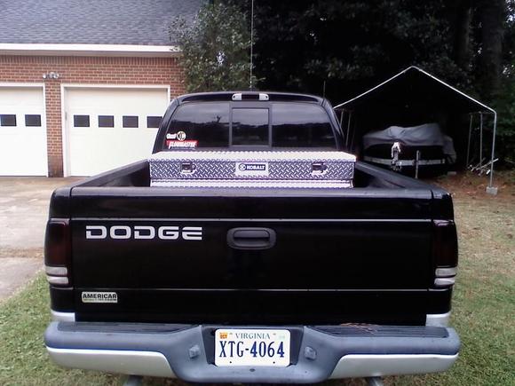 pic of truck after taillights were tinted black