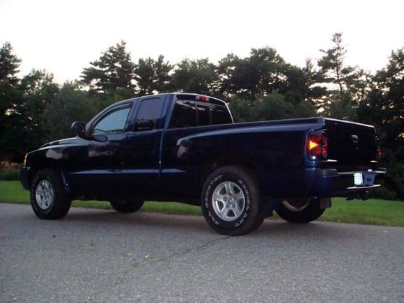 Freshly waxed :)
All Country Radial LXT  LT265/75 R16 tires (ran out of tire shine otherwise they'd be shiny too)