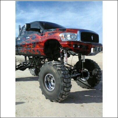Evil Twin Suspensions custom lift, call (702) 809-6966 if interested in a big bad eye catcher.  Advertise for your business and stand out in the crowd!
