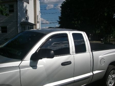 35% Tint Front Door Windows and Vent Visors