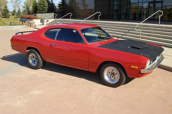 1972 Dodge Demon 340 at the Chrysler Museum