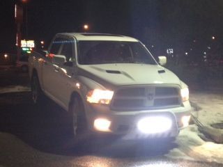 Night view of light bar