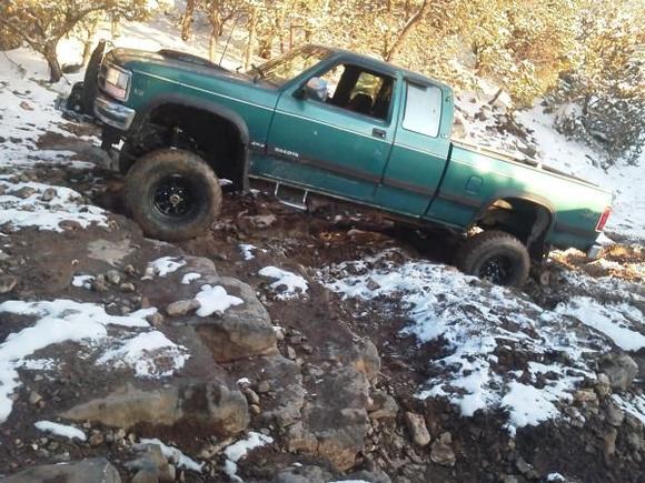 1993 Dodge Dakota SAS Rock Crawling