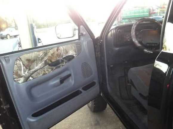 Camo interior door panel idea