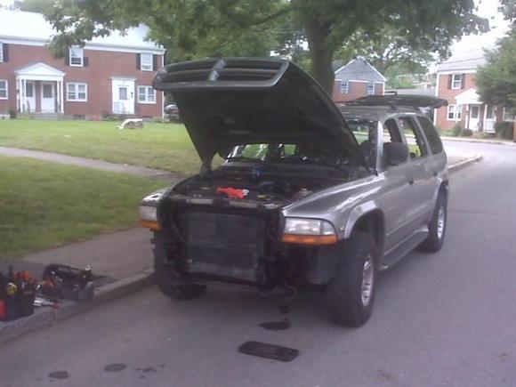old parts removed and ready to go back together...