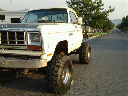 Just an old Dodge on 38 1/2" Super Swampers.