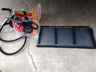 apply foam weather strip to back of plate to make snugger fit, prevent scratches to grill and rattles