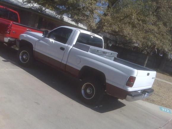 after i painted my stock steel wheels