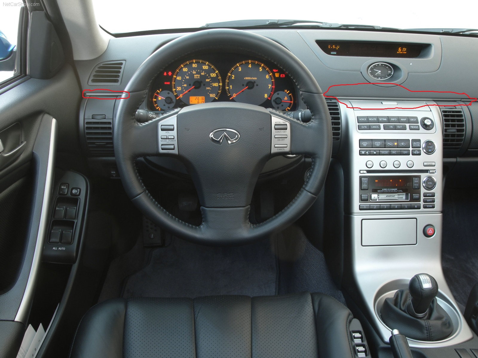 03-04 G35 Interesting Dashboard Difference - G35Driver - Infiniti G35