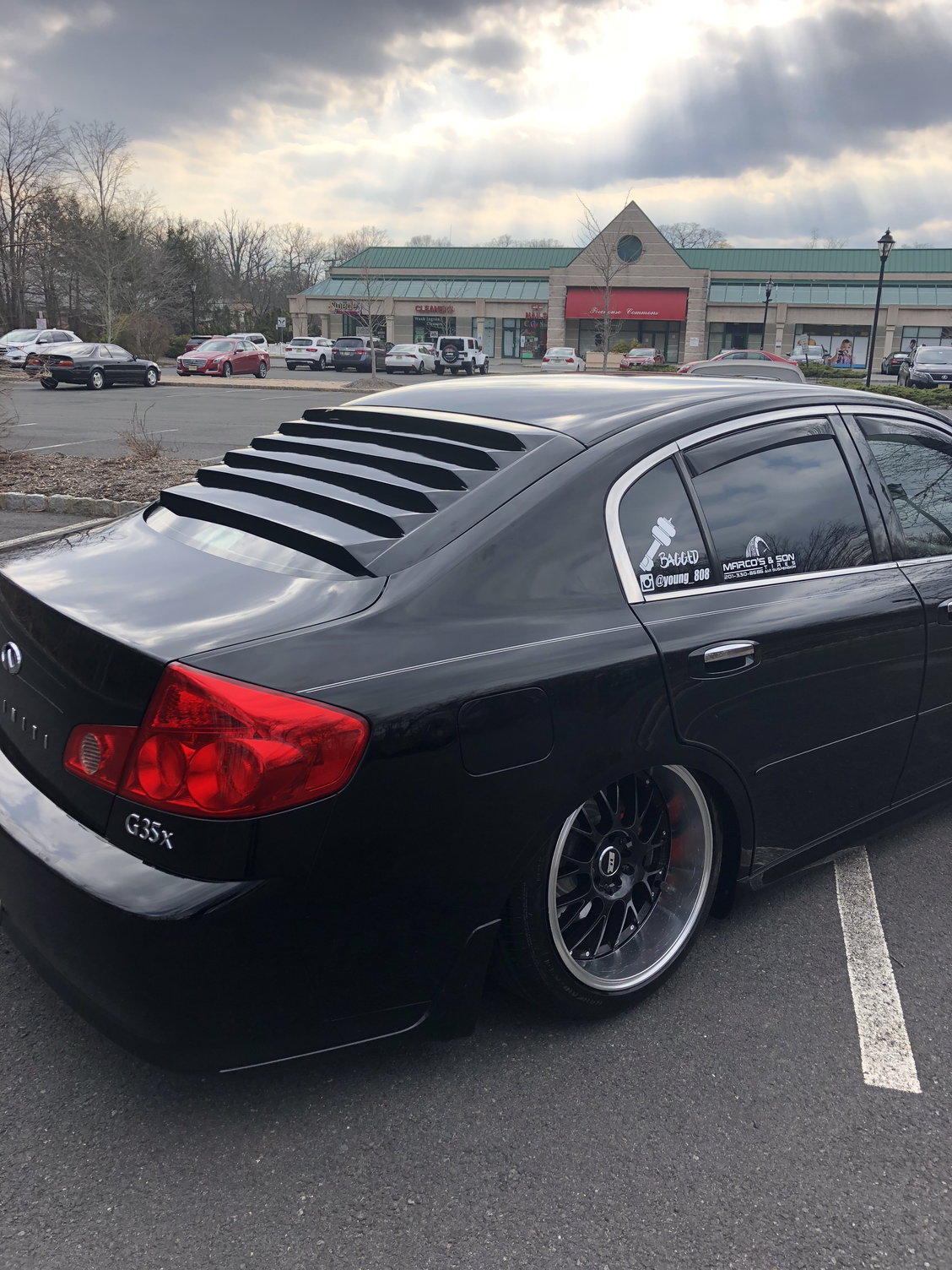 Infiniti g35 deals rear window louvers