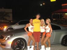 everyone loves Hooters! especially the ones on the girl to the far right! :)