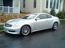 G35 Coupe on OEM 350Z Springs