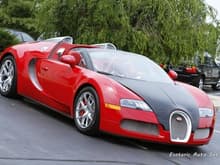 Bugatti Veyron Black and Red
