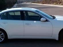 2008 G35X after detailing and polycoat paint sealant applied.