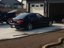 Just a quick shot of my car right after putting on my new rims