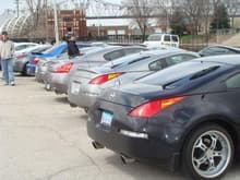 Not enough G's around here, so we had to meet up with the 350Z group. We stopped to have lunch in Winona