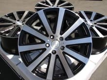 black and siver rims also for sale