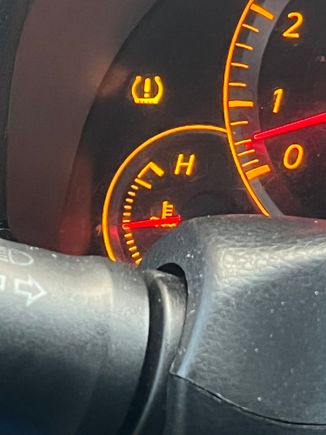 Temp when engine is idling