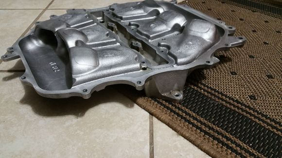 Rear not polished (not visible when installed)