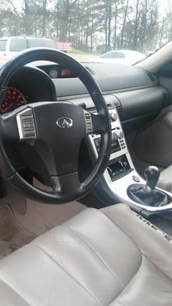 A shot of the cockpit. 06 G35 sedan