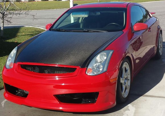 Finally washed it and goo gone'd the hood with the masking tape residue.