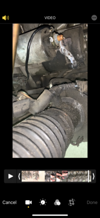 Starter cables melted 