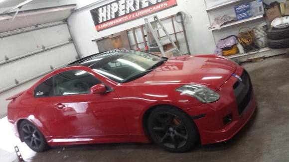 infiniti g35 , red , gtr body kit                        #g35#redcar#monbb#bodykit#gtrstyle#34#infiniti#car#passion#flash#sun#love2ride