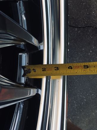 front lip size