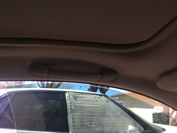 Couldnt stand the stupid Cardholder on the driver side ceiling so I replaced it with an actual handle. I might be the only person who has ever done this mod lol.