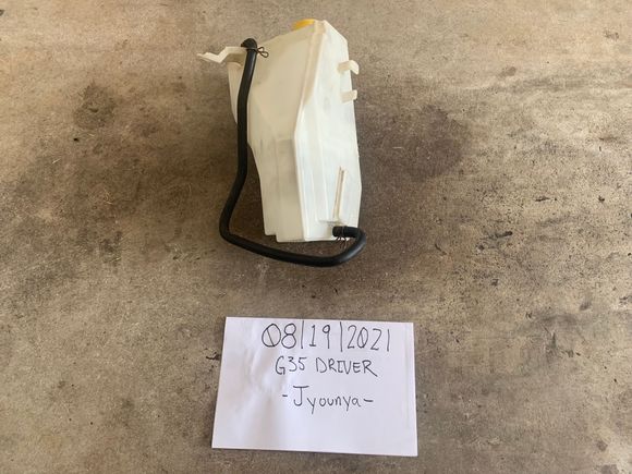 OEM Coolant Reservoir for G35 coupe/sedan.
