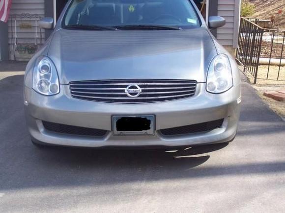 Before I painted my grill