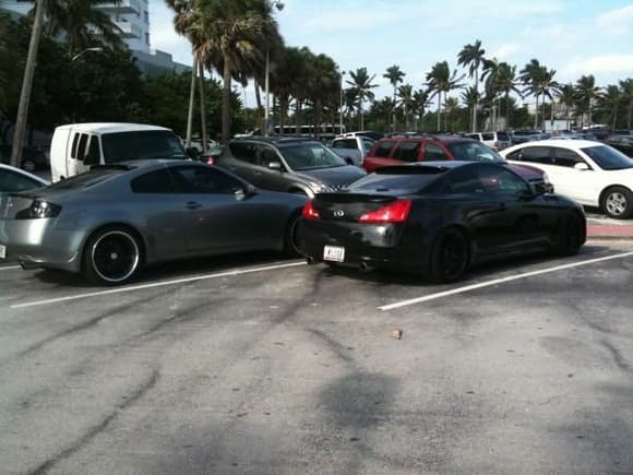 my g35 and my friends G37