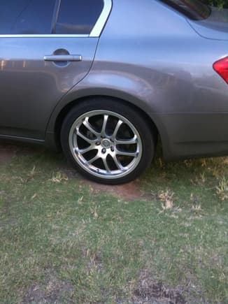 g35 coupe wheels, before drop