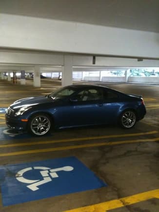 Glad I'm handicapped for once...Gives me a bigger parking space..less door dings :-)