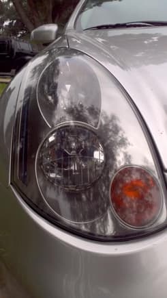 G35 headlight AFTER restoration  PASSENGER SIDE