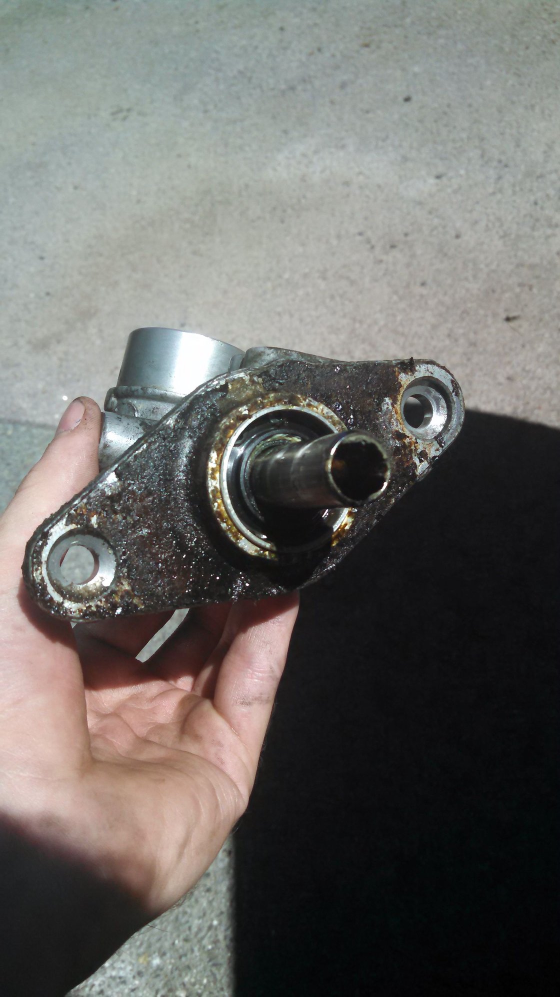 brake master cylinder stuck on brake booster HondaTech Honda Forum