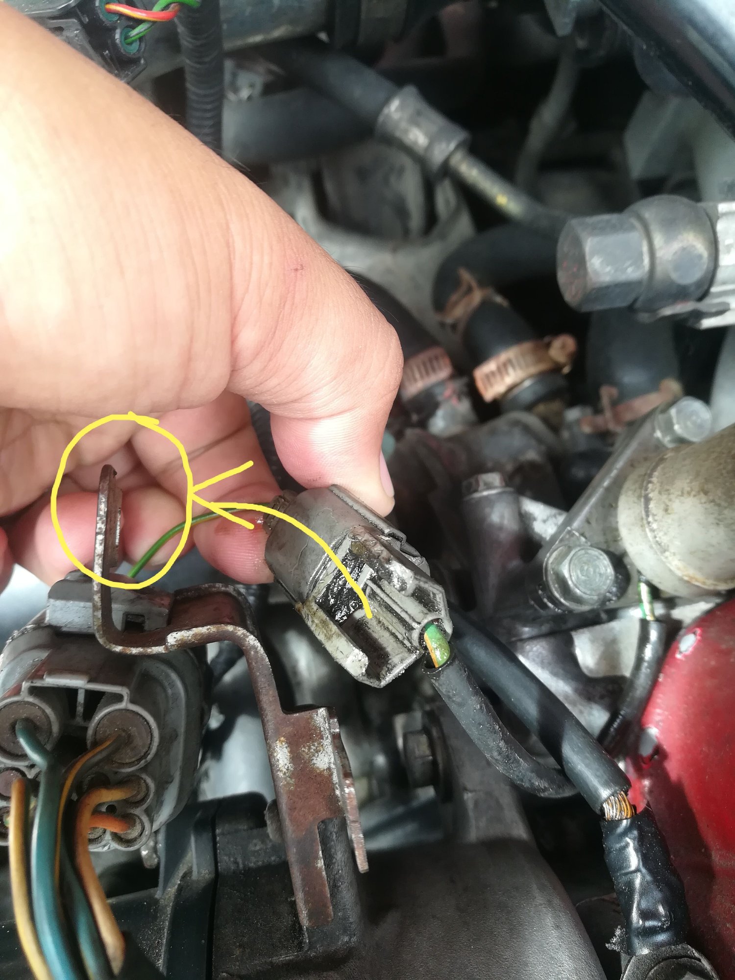 Oil leak in vtec solenoid coming from the wire? any fix? HondaTech