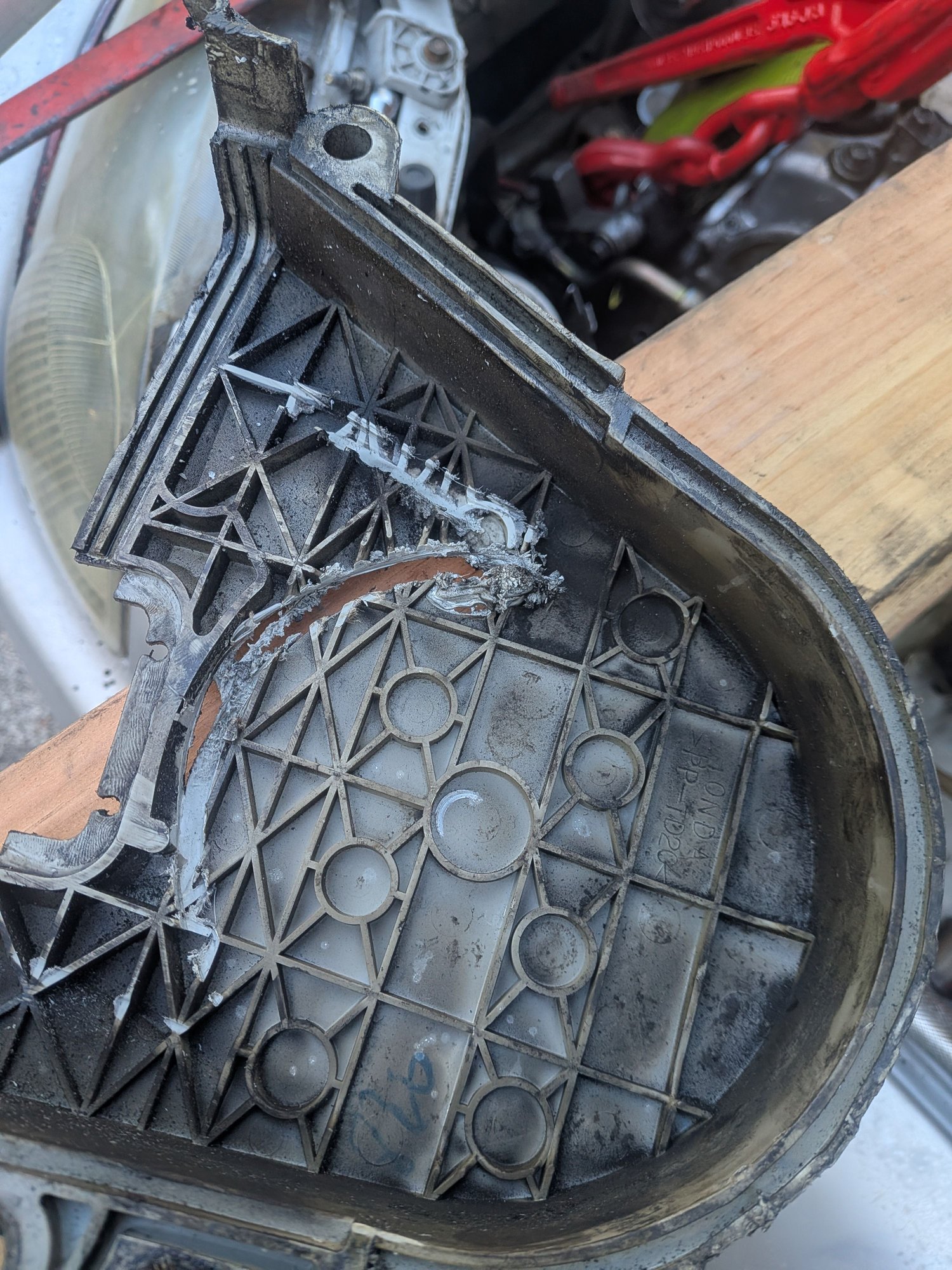 Timing belt cover