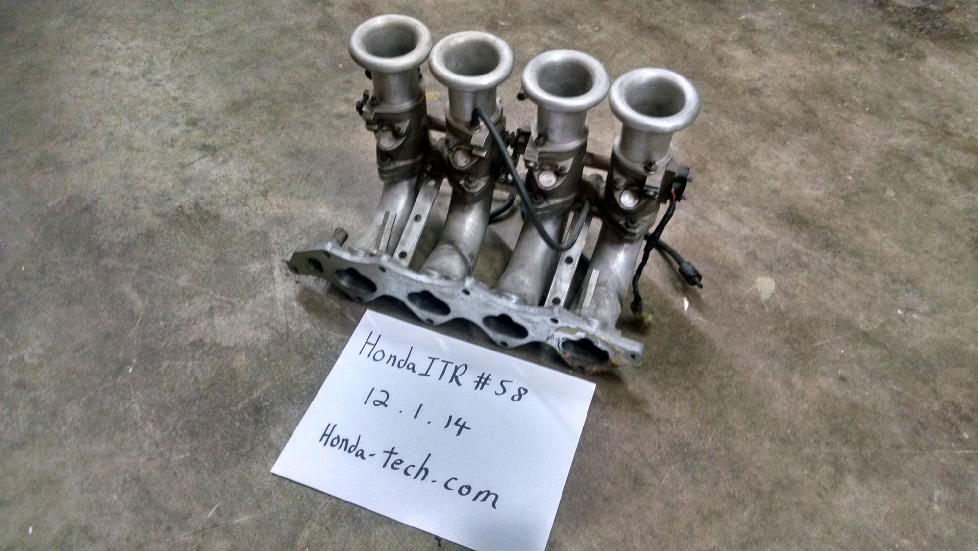 FS: Custom updraft Individual Throttle Bodies - Honda-Tech ...