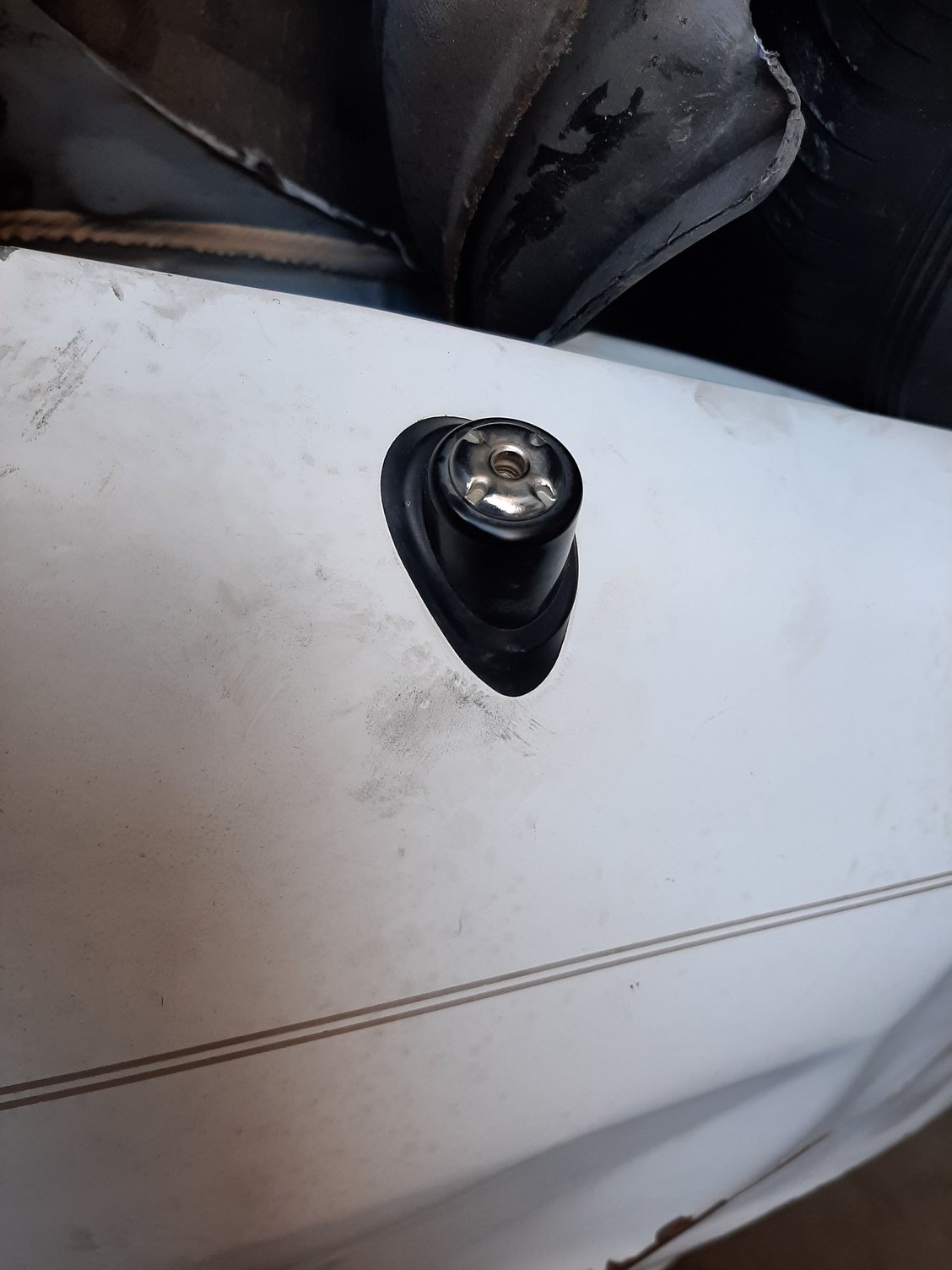 How to remove antenna base from fender? HondaTech Honda Forum