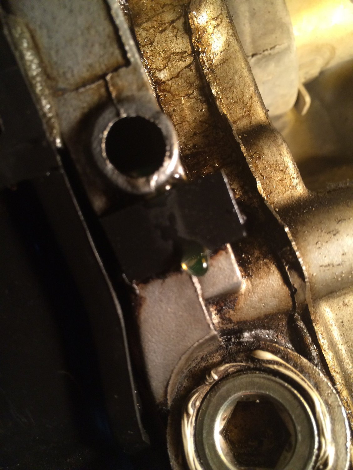 2001 Honda Accord antifreeze leak behind engine HondaTech Honda