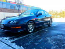 It came with oem itr front lip, oem itr sideskirts, oem itr rear valeneces, itr arm rest, and the headlights were retro fitted with tsx lenses.